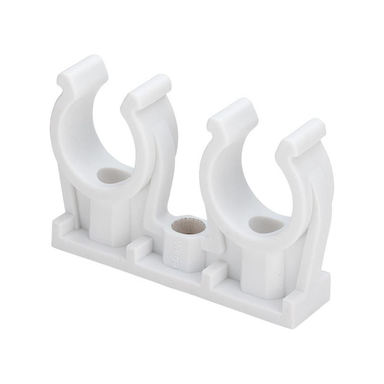 Viega Rohr-Clip 12 mm doppelt Kunststoff Befestigung 100438