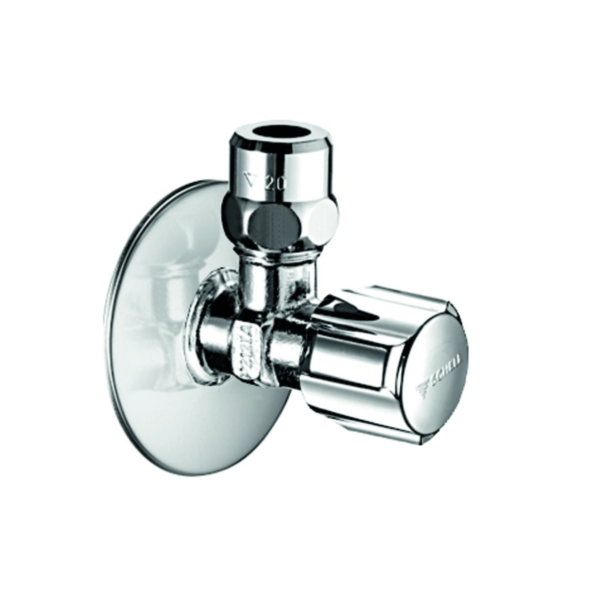 Schell Eckventil COMFORT regulierbar kurze Bauform DN15 G-1-2 AG chrom 049030699