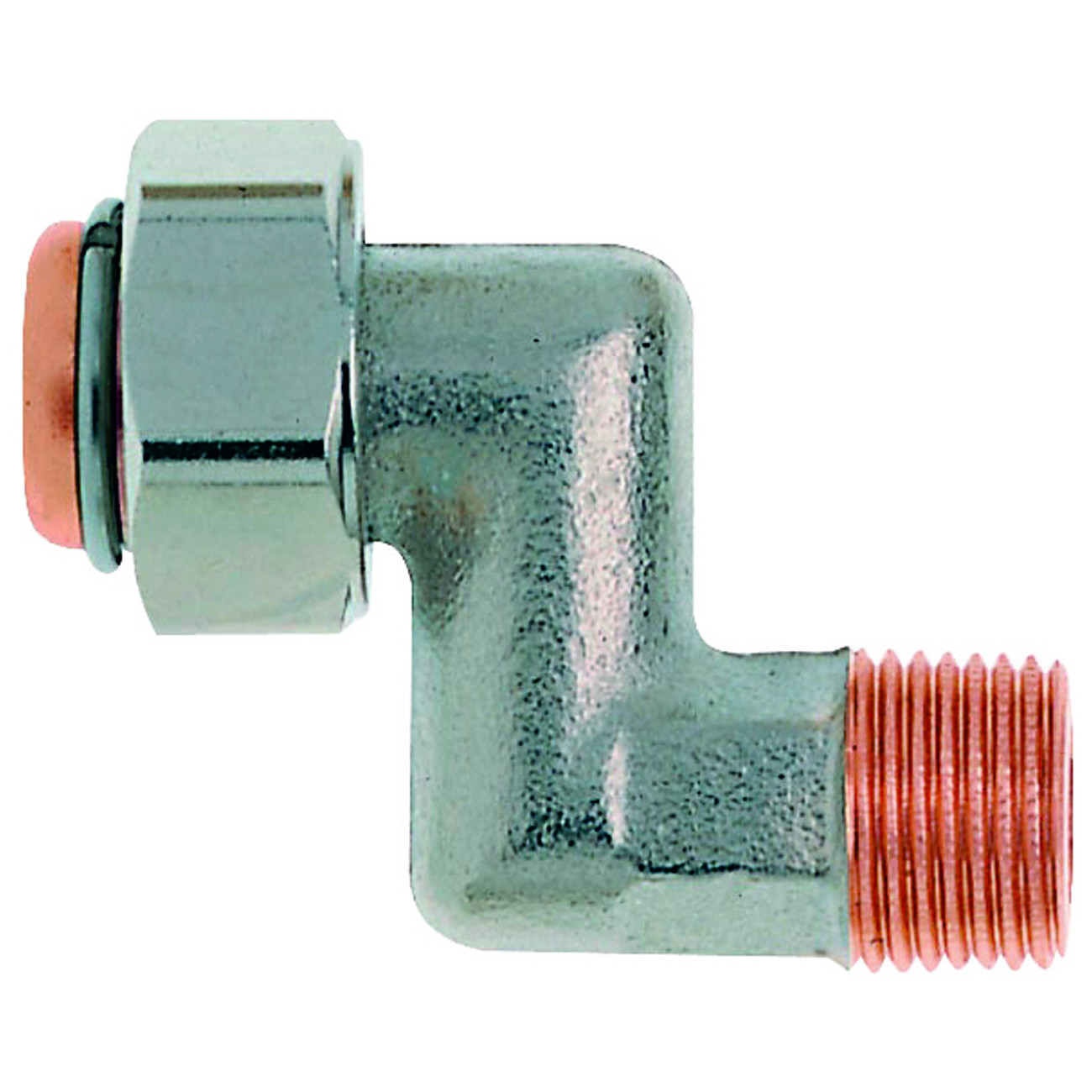 IMI Hydronic Heizungszubehör HeimHK-S Anschluss 3-8 Zoll Achsabstand 26mm Rotguss vernickelt 1353-01.362