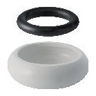 Geberit Spuelbogenaussenverbinder d44 Kunststoff weiss-alpin 44mm 119644111