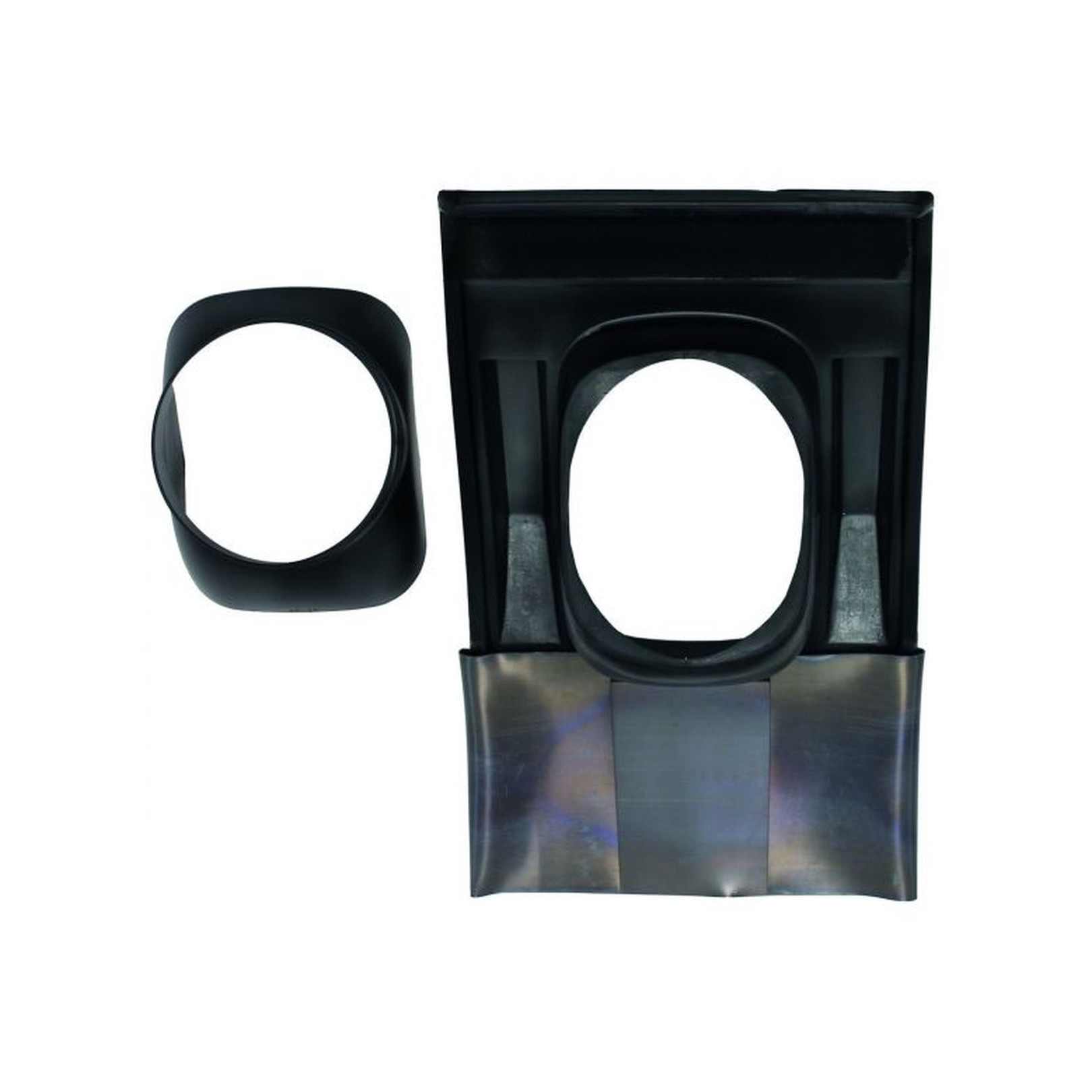 Vaillant Standardpfanne Schrägdach 25-50 Grad schwarz Kunststoff DN60/100 DN80/125 009076