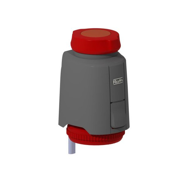 ROTH Stellantrieb NC MO 230 Volt 1 Watt stromlos geschlossen Stellungsanzeige 1135010594