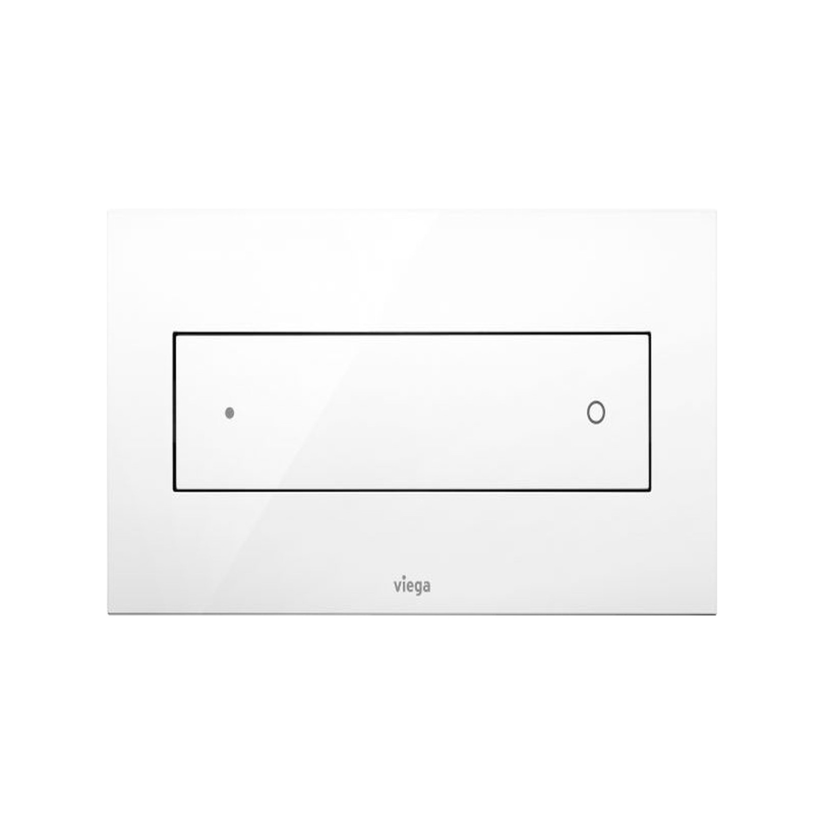 Viega Visign for Style 12 Betätigungsplatte 2-Mengen-Spültechnik Kunststoff weiss 596743