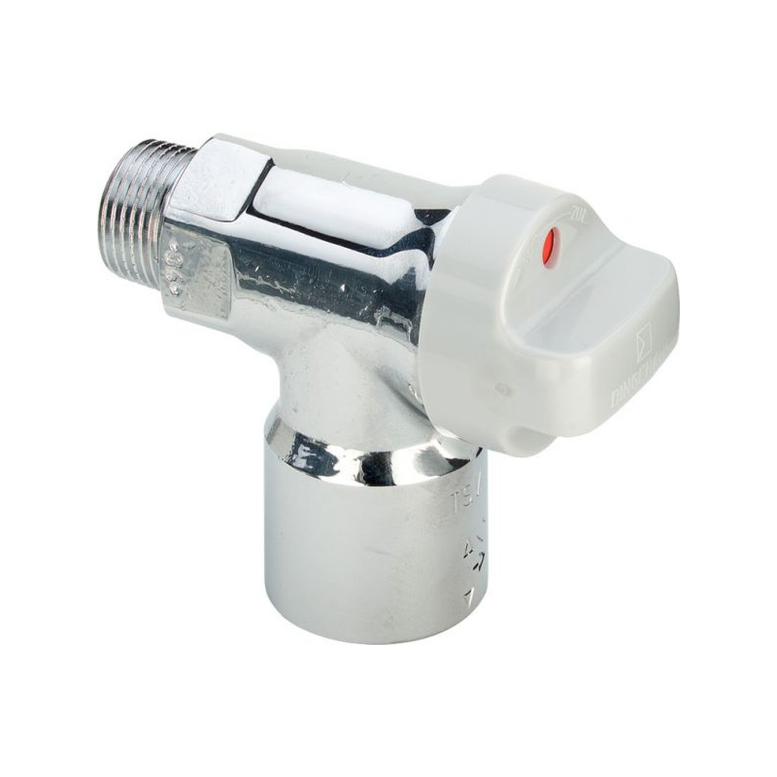 VIEGA Gassteckdose TAE G2019T 1/2 Zoll Messing verchromt HTB-beständig DVGW geprüft 525767