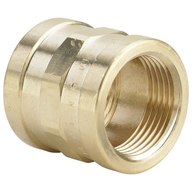 Viega RG-Muffe Nr.3270 1-8 Zoll Rotguss Mehrkant Rp-Gewinde 441395