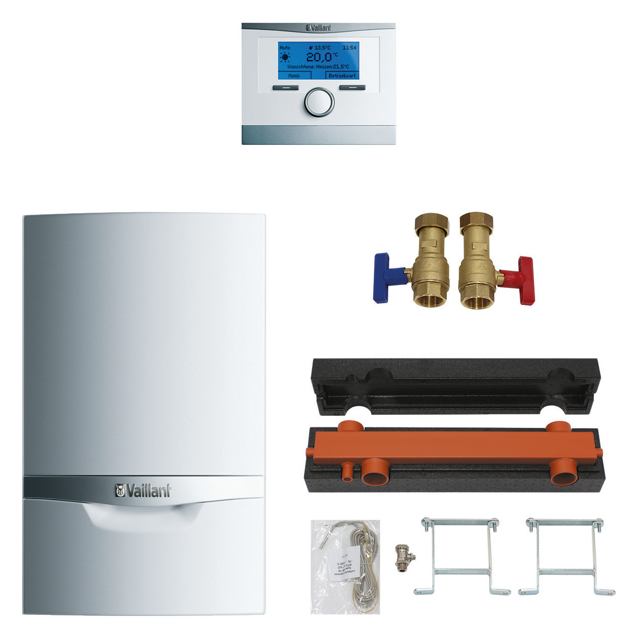 Vaillant ecoTEC plus VC 636/5-5 E Gas-Wandheizgerät Brennwert multiMATIC 700 Paket 0010029702