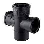 Geberit Silent-PP Abzweig DN125 87 Grad zweifach schalloptimiert 390665141