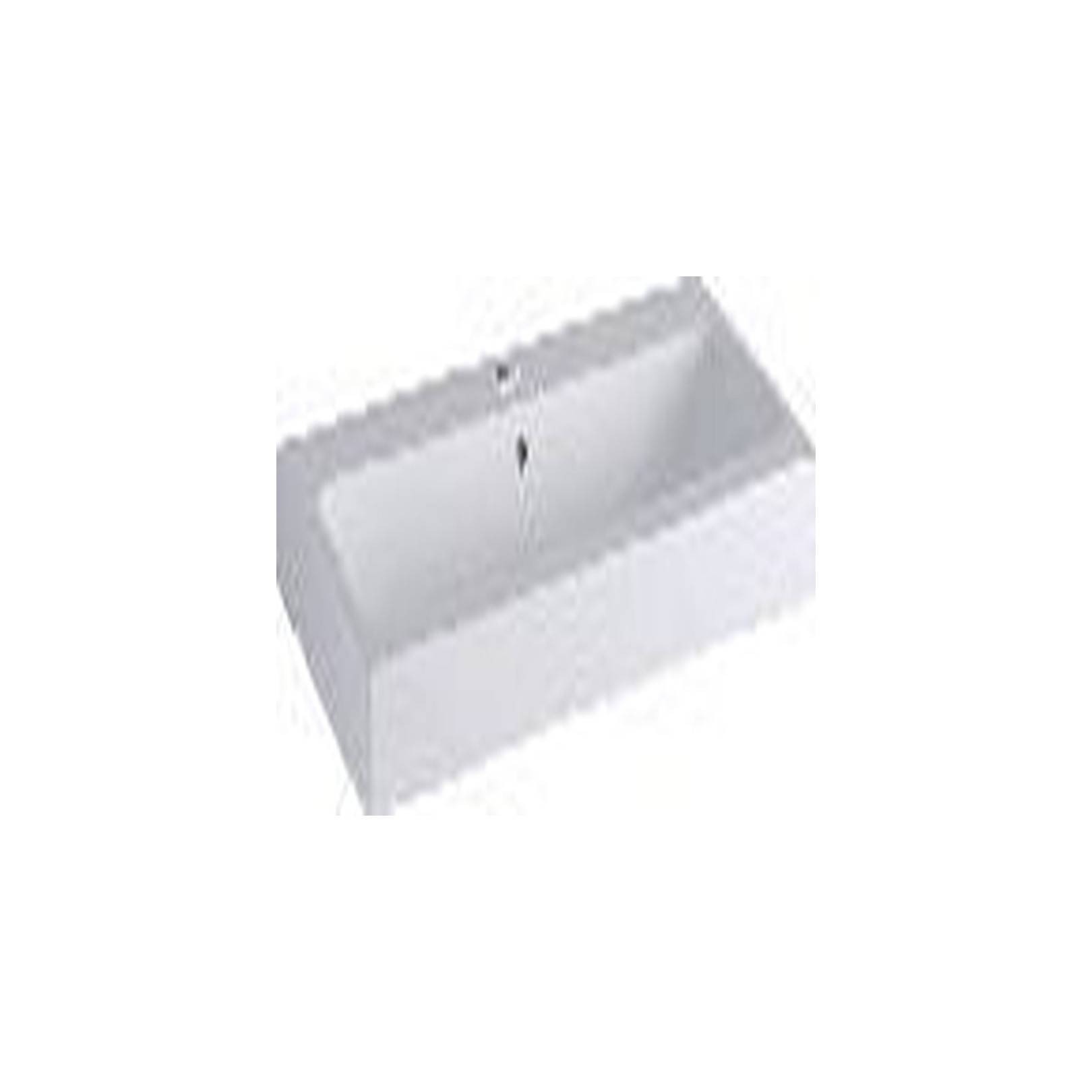 Geberit Waschtisch iCon 90x48,5cm weiß Hahnloch Überlauf rechteckig Keramik 124090000