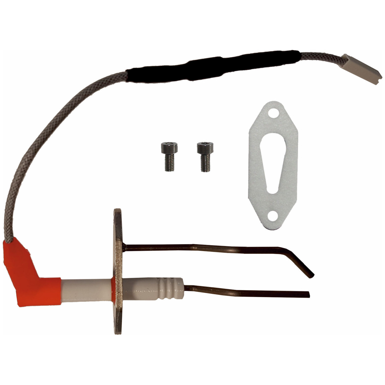 WOLF Zündelektrode einpolig CGB-2 14kW 20kW 24kW Edelstahl Flachhülse 2.8mm 274583999