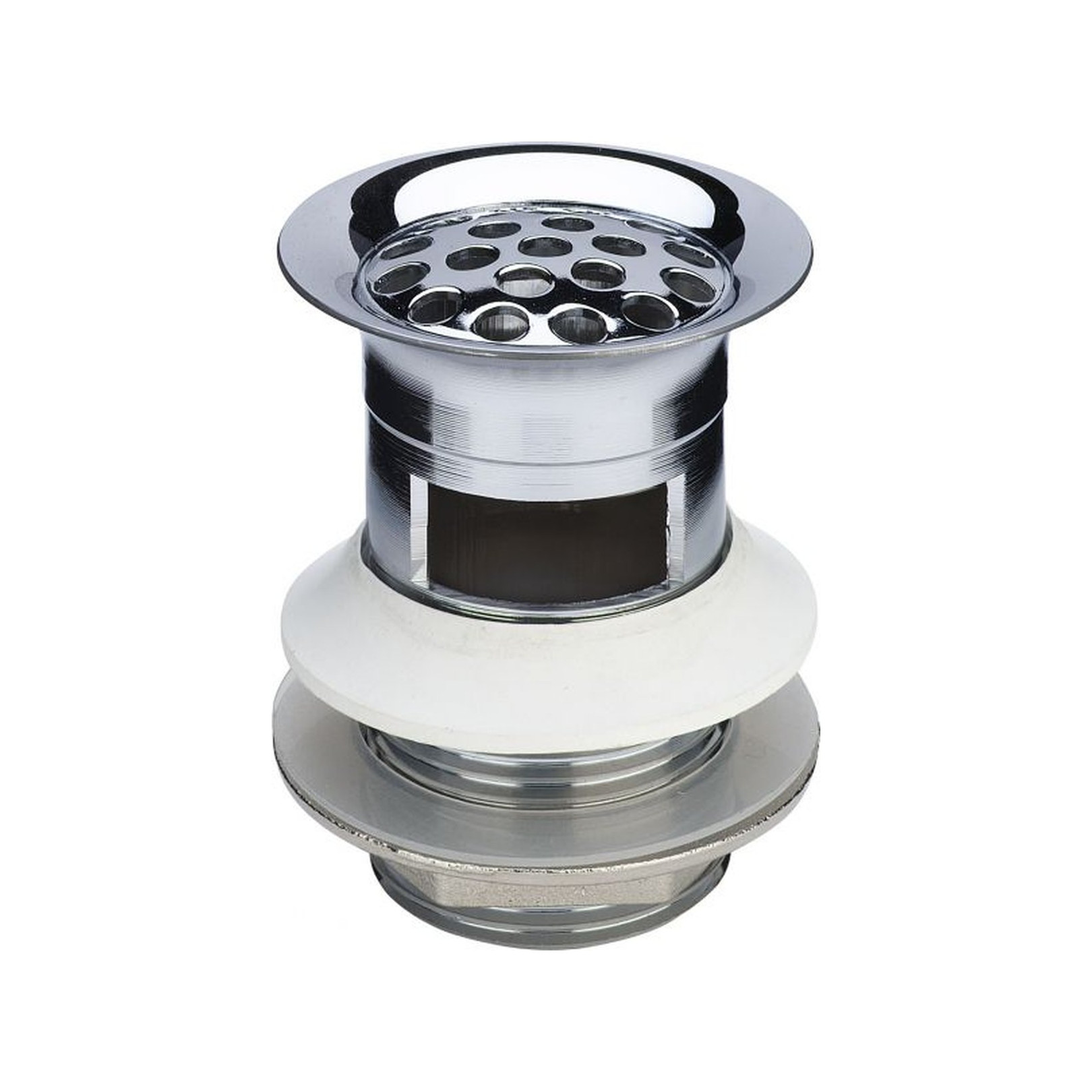 Viega Schaftventil 5226 1 1/4 Zollx60x70 mm Sieb Überlauf verchromt 116637