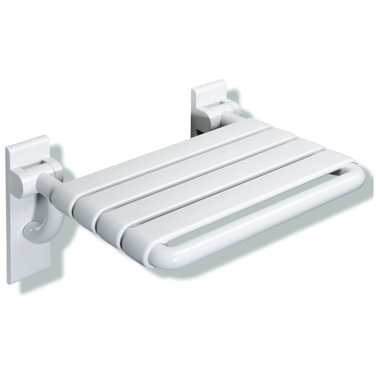 Hewi Klappsitz Serie 801 Gabelgelenk B448mm T428mm reinweiss 801.51.210 99