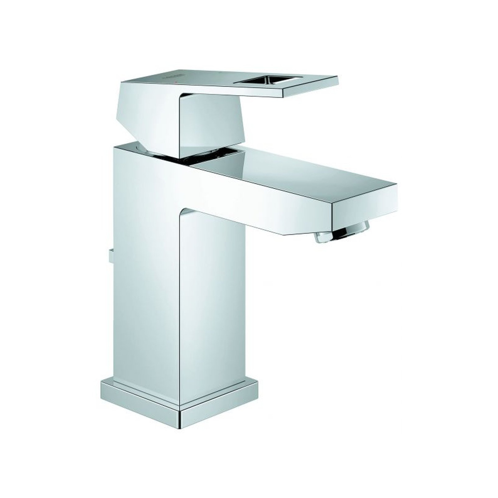 Grohe Waschtischarmatur Eurocube EcoJoy Einhebelmischer Chrom Zugstangen-Ablaufgarnitur 2312700E