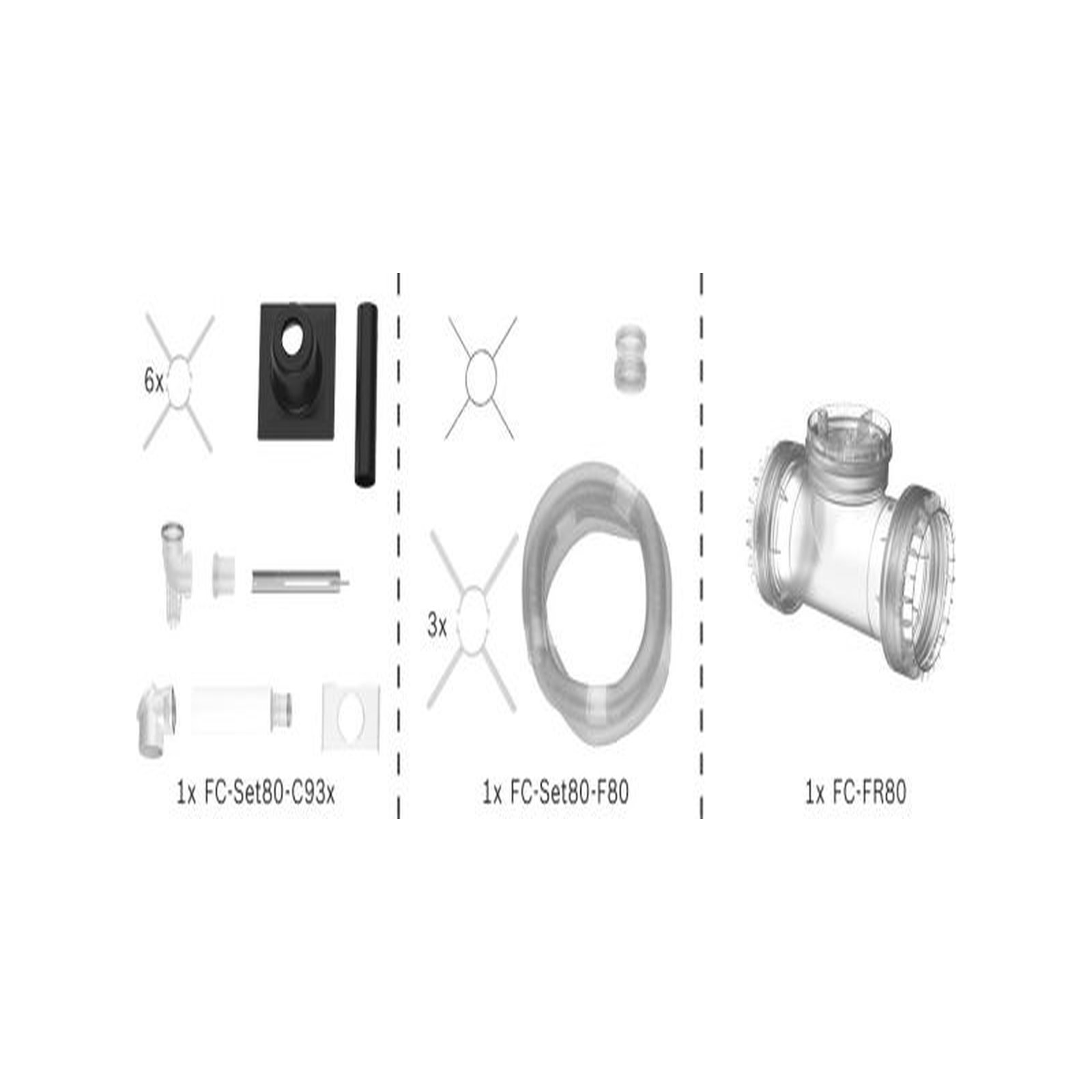 BOSCH Abgas-Standardpaket BOPA FC05 Schacht flexibel, 80/125, 15m, RLU