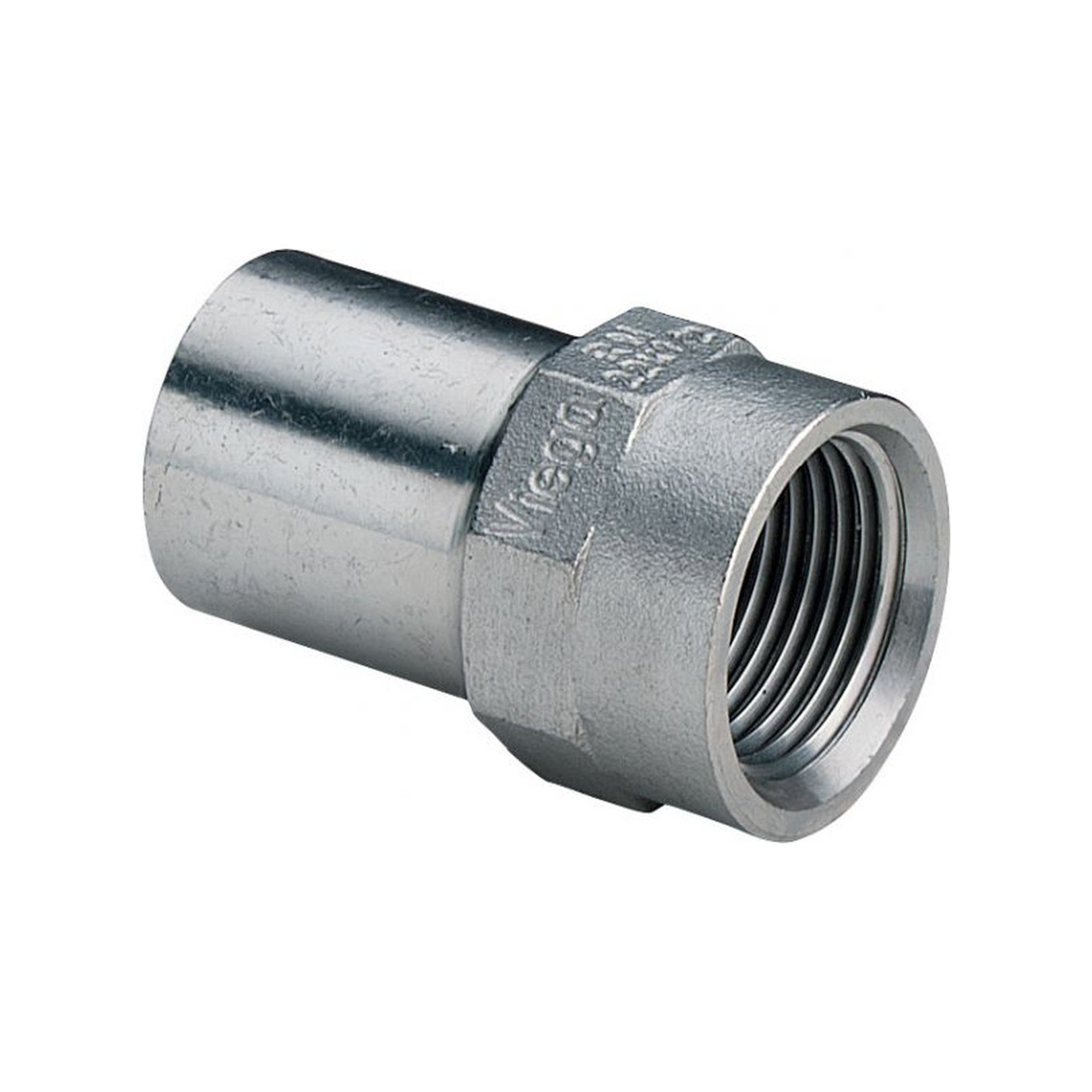 Viega Sanpress Inox EinsteckStück 2312.1 22x1/2 IG Edelstahl Mehrkant 436827