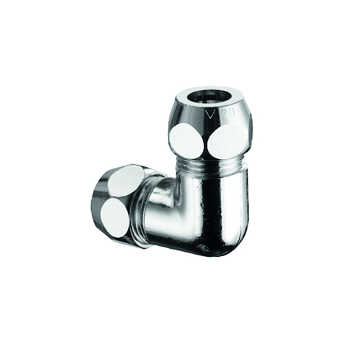 Schell Winkel-Doppel-Verschraubung 3-8AGx3-8AG DN10 Messing chrom 064450699
