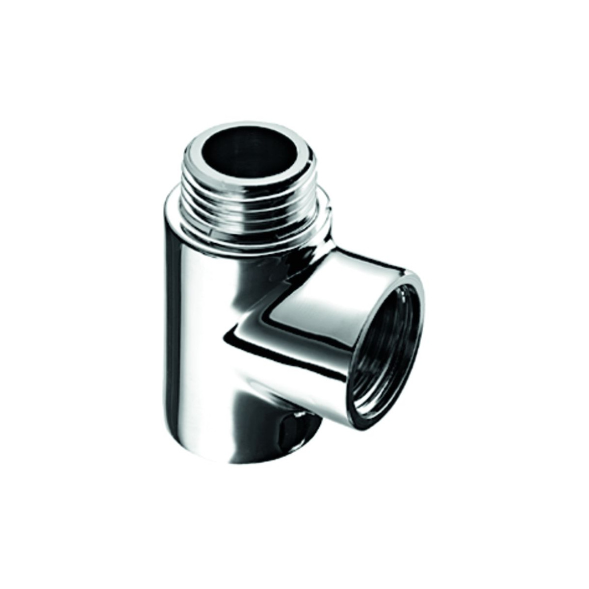 Schell T-Stück einfache Zapfstellen 1/2 Zoll Messing chrom DN 15 G 1/2 AG IG 442020699
