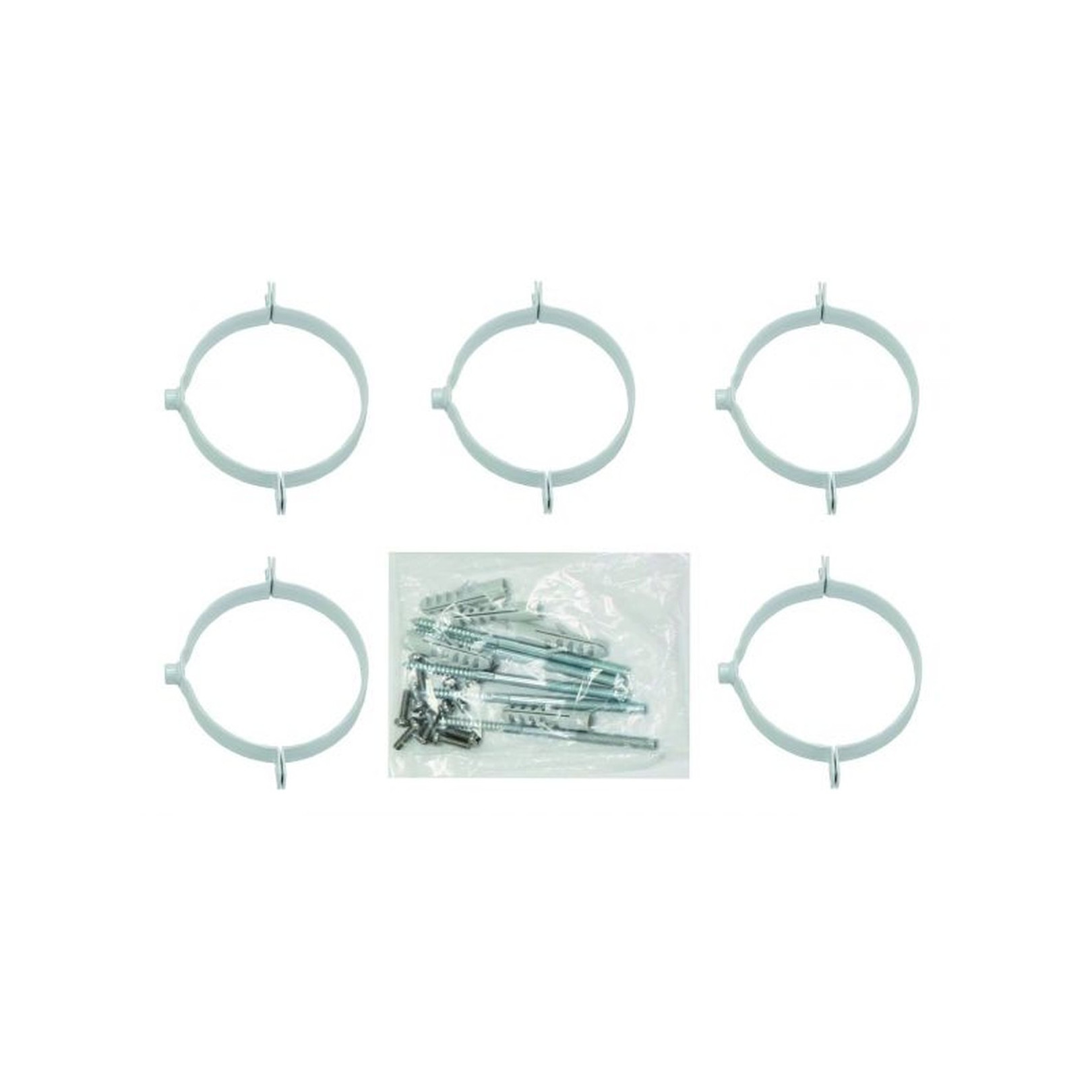 Vaillant Rohrschelle 125 mm Wandbefestigung 5 Stück Abgasleitung Hersteller-Artikelnummer 303616