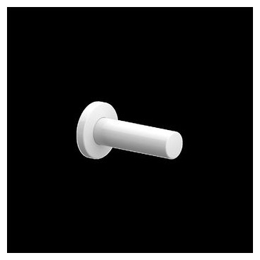 Normbau Ersatzrollenhalter Nylon Care 0518010019 weiß barrierefrei Wandmontage verdeckte Befestigung Ø34mm 70x70x126mm