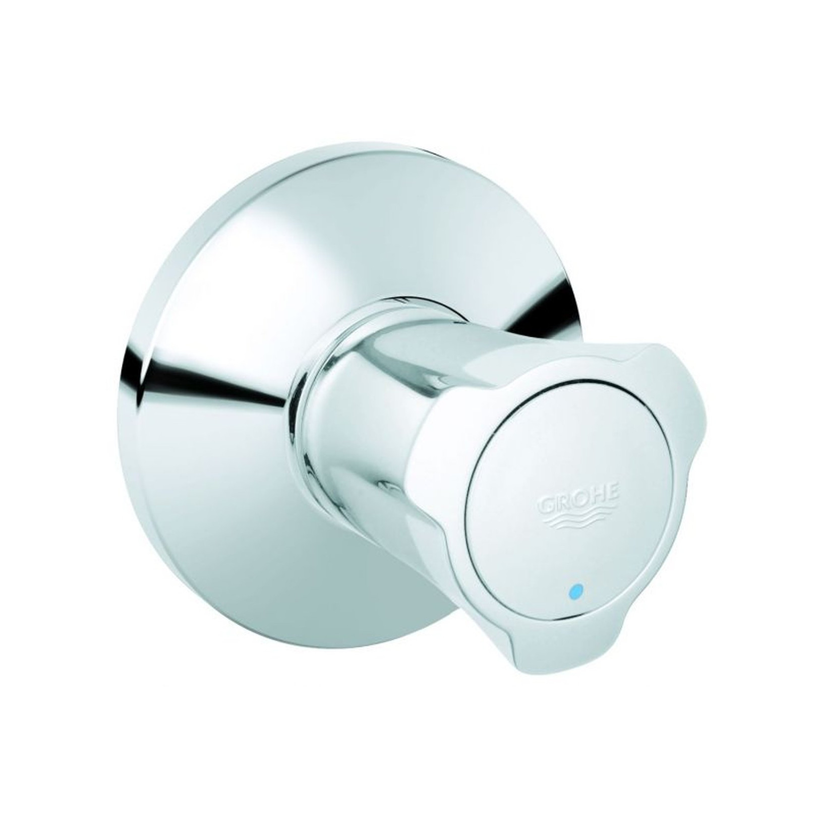 GROHE UP-Ventil Oberbau Costa 19854 1 Markierung blau stufenlose Einbautiefe 10-35 mm chrom 19854001