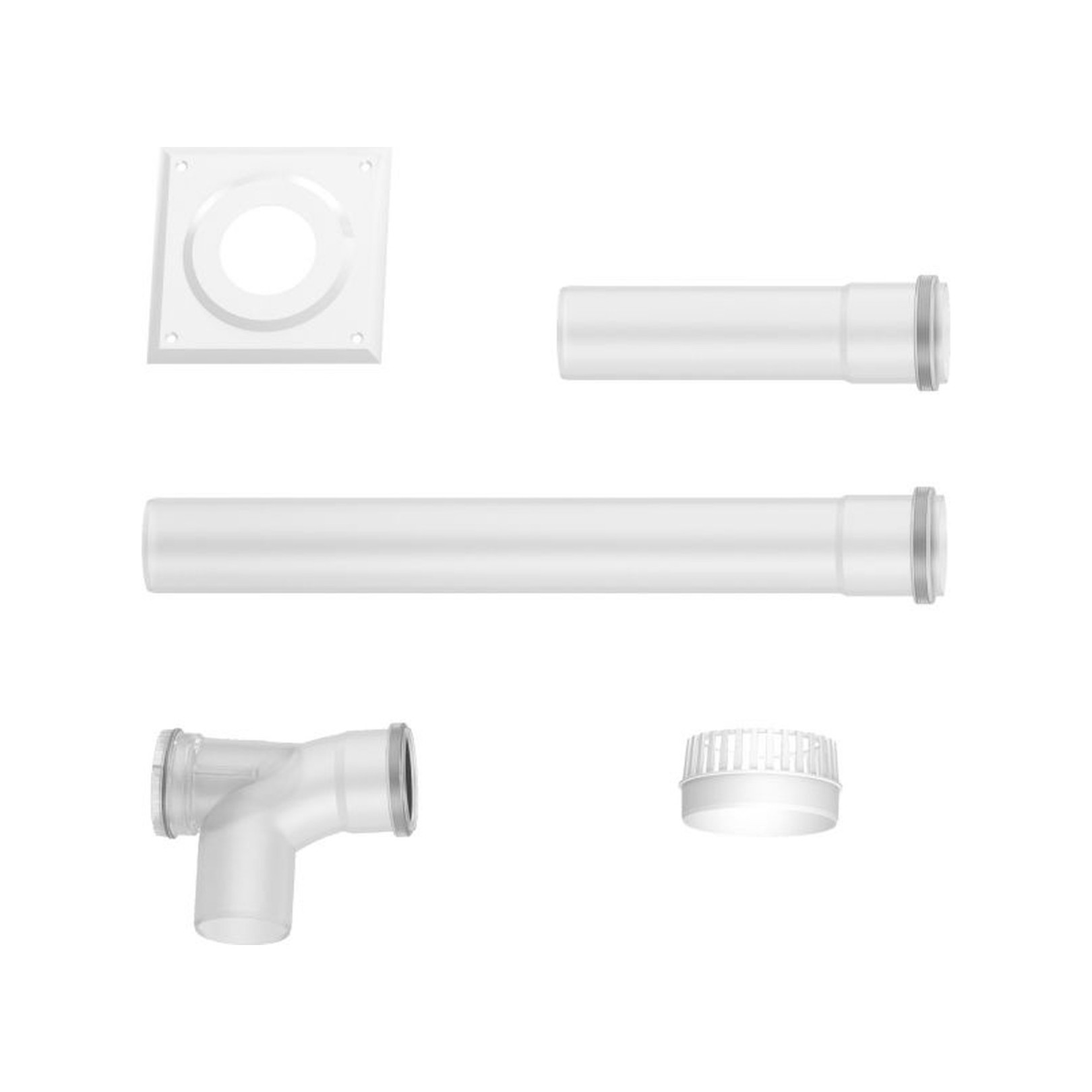 Bosch Abgaszubehör FC-Set80-B23 Grundbausatz B23P waagerecht d80mm 7738112562