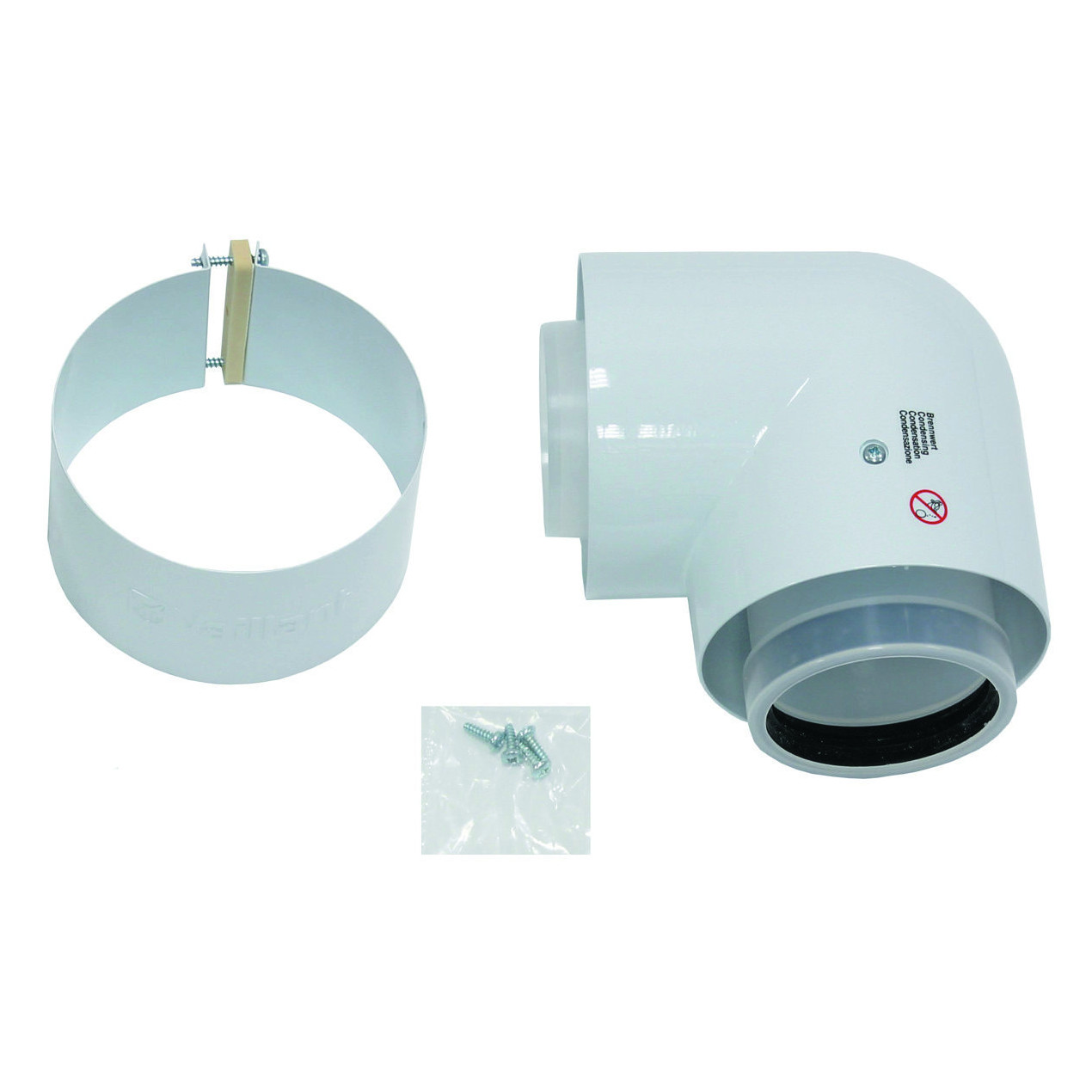 Vaillant Bogen 87 Grad konzentrisch 80/125 mm PP Brennwert Luft-/Abgasführung 303210