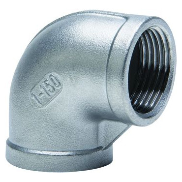 Gebo Edelstahl-Gewindefitting 90 Winkel 2 Zoll 6090-200