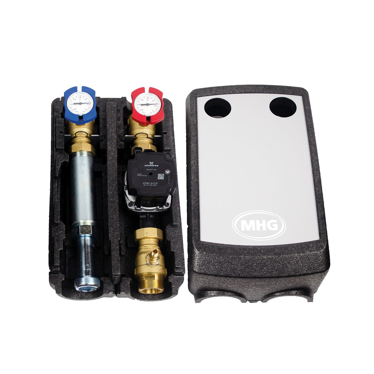 MHG Pumpengruppe DN25 ungemischt VL rechts UPM3 8kg 94.50100-5446