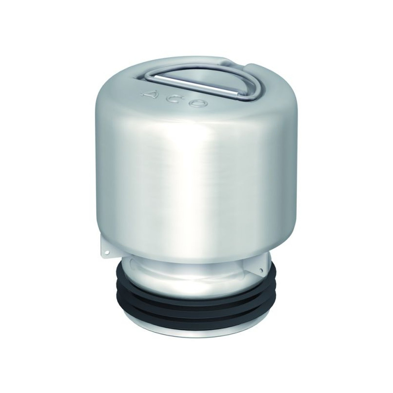 ACO Passavant Glockengeruchverschluss V2A DN100 Edelstahl Lippendichtung 9202.13.20