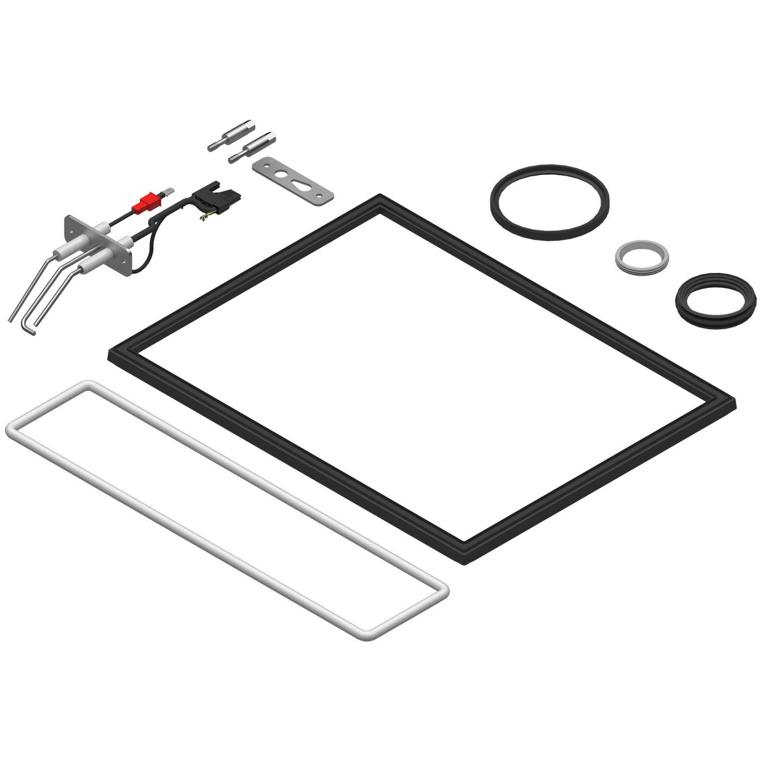 Bosch Ersatzteil Service-Set TTNR 8738903878 GC7000WP 45-100 kW Zund Ionisationselektroden Dichtungen 8738903878