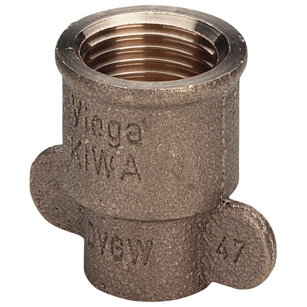 Viega Übergangsmuffe 94270GF Rotguss 15x1-2 Zoll Lötanschluss Rp-Gewinde 103880