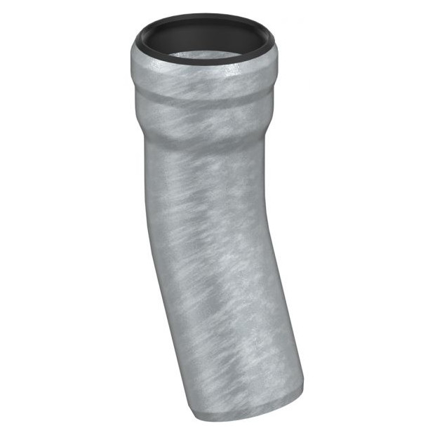 ACO PASSAVANT Bogen GM-X DN80 30Grad feuerverzinkt kunststoffbeschichtet 0174.11.57