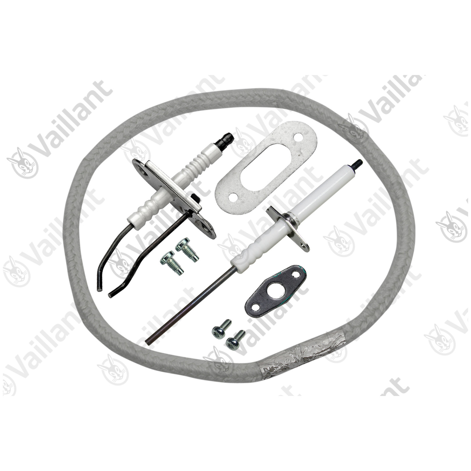 Vaillant Wartungsset VKK 186-486/5 R1 Zündelektrode Ionisationselektrode Brennerdichtung 0010027634