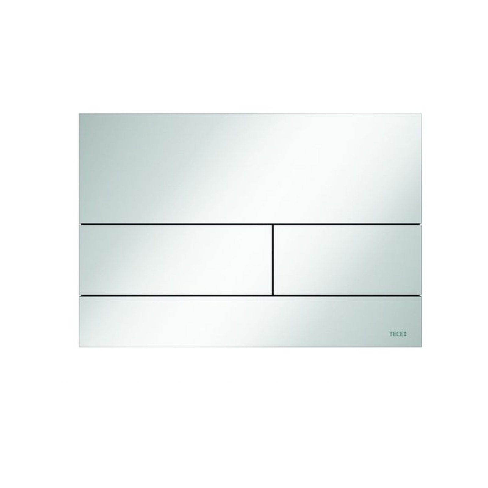 TECE Betätigungsplatte TECEsquare II Metall Weiß glänzend RAL 9016 Zweimengentechnik 9240832