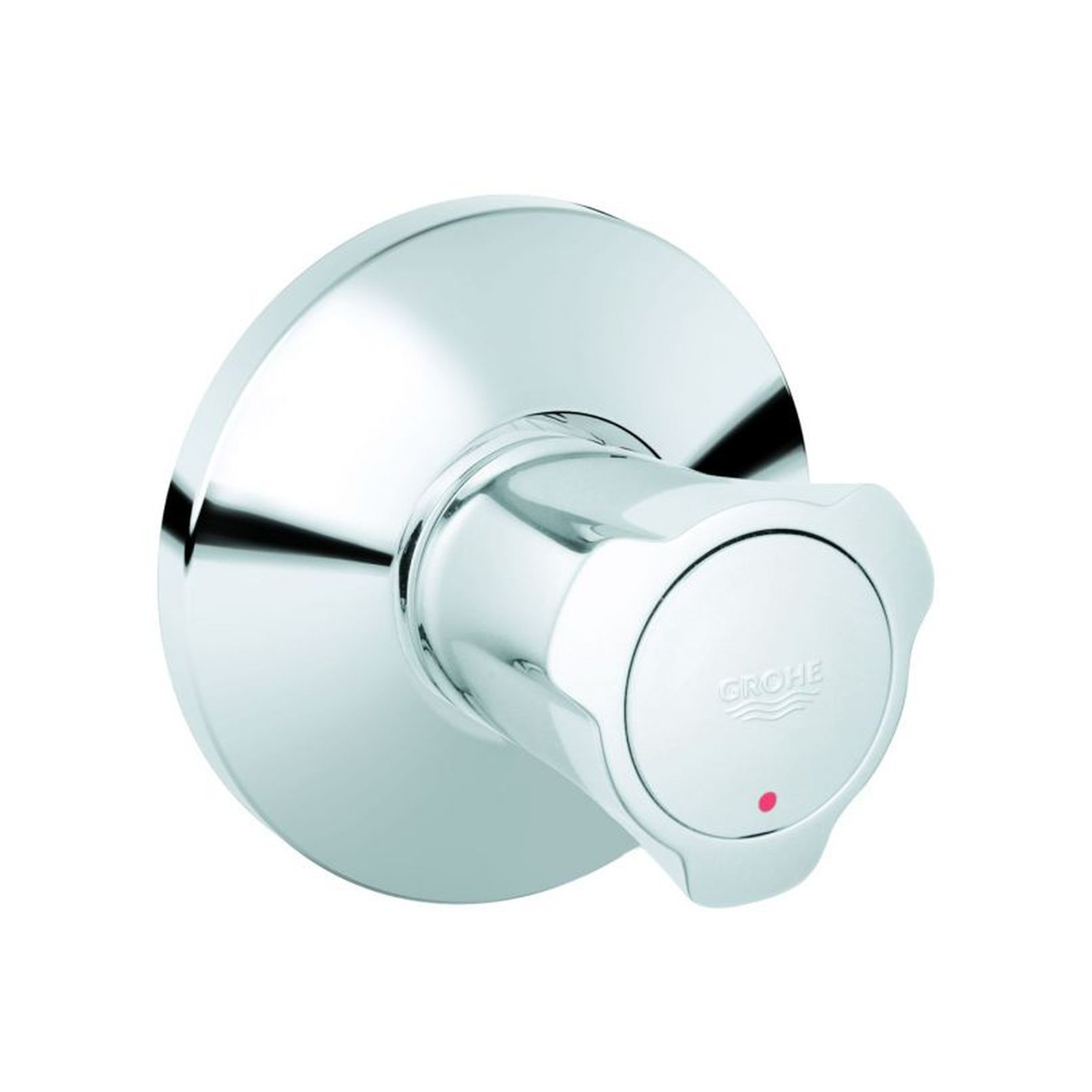 Grohe Costa UP-Ventil Oberbau 1-2-3-4-1-Zoll Einbautiefe 20-80mm chrom Markierung rot 19809001