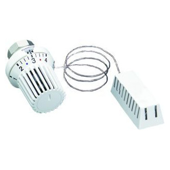 Oventrop Thermostatkopf Uni XH Fernfühler 2 m weiss Temperaturbereich 7-28 C 1011565