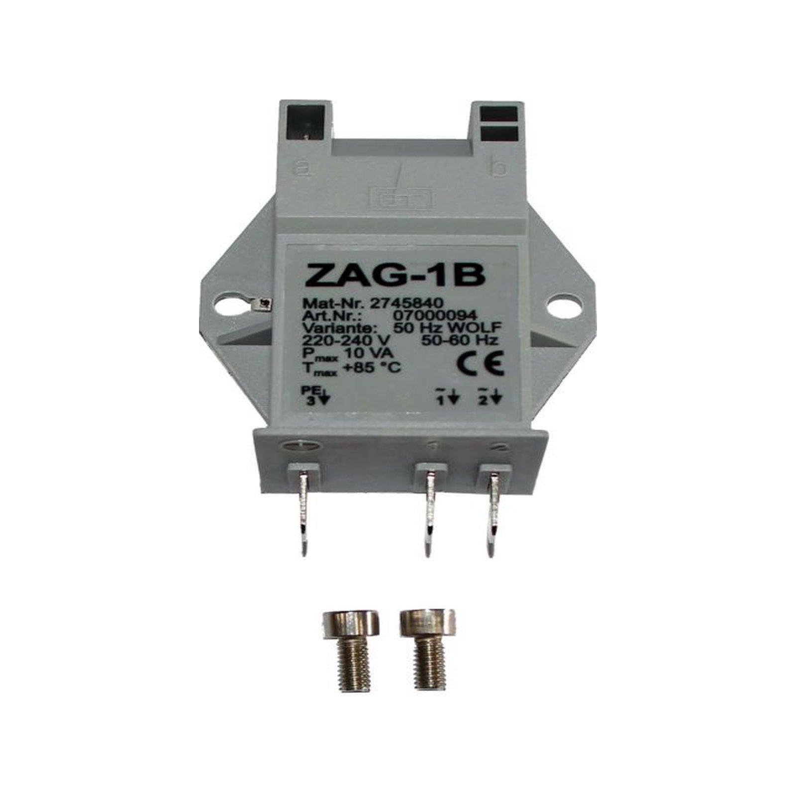 WOLF Zündtrafo einpolig CGB-2 14kW ab 2016 ZAG 1 B Hersteller-Artikelnummer 274584099