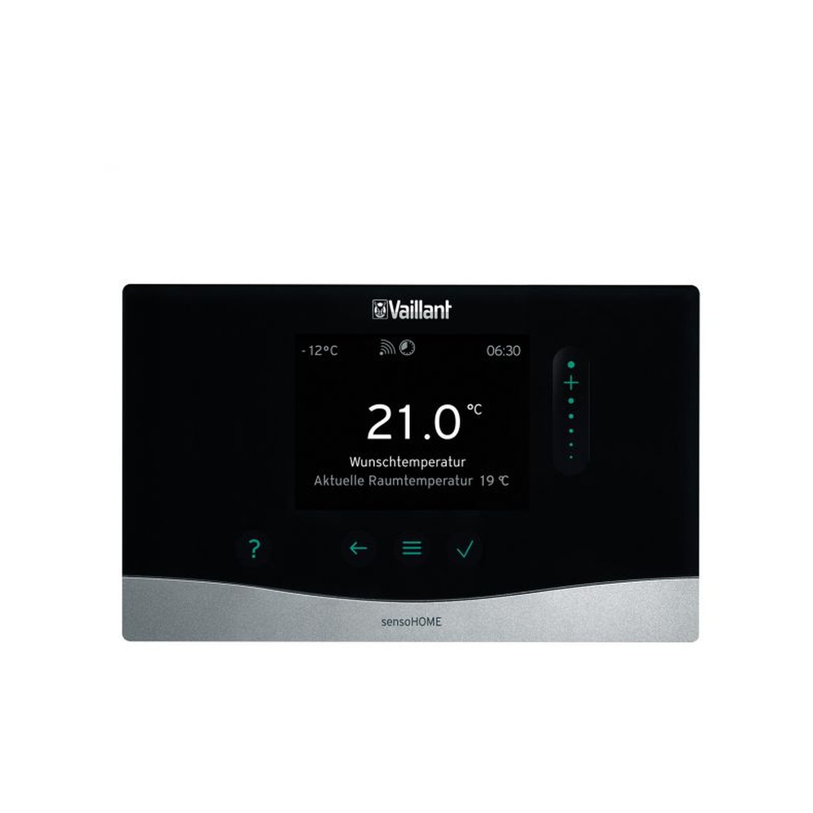 Vaillant Raumtemperaturregler sensoHOME VRT 380/2 eBUS TFT Touchdisplay Wochenprogramm 0010045485 Vaillant Raumtemperaturregler sensoHOME VRT 380/2 eBUS TFT Touchdisplay Wochenprogramm 0010045485