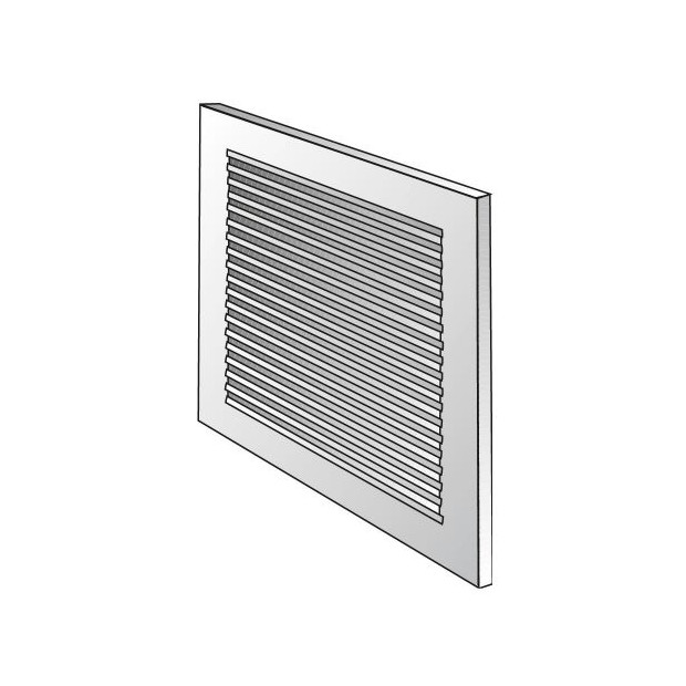 HELIOS Wetterschutzgitter LG 2525 b 250x250 mm braun Abluftsystem 60328