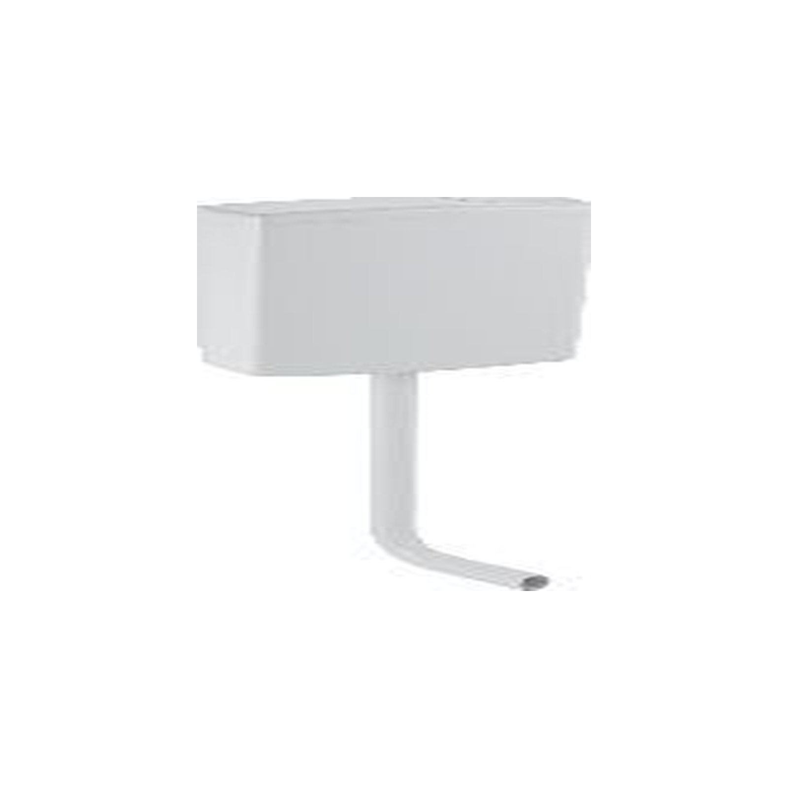 Geberit Aufputzspülkasten AP140 Spül-Stopp Spülkasten Wasseranschluss hinten Mitte weiß-alpin Spülmenge 6/9 l 140005111