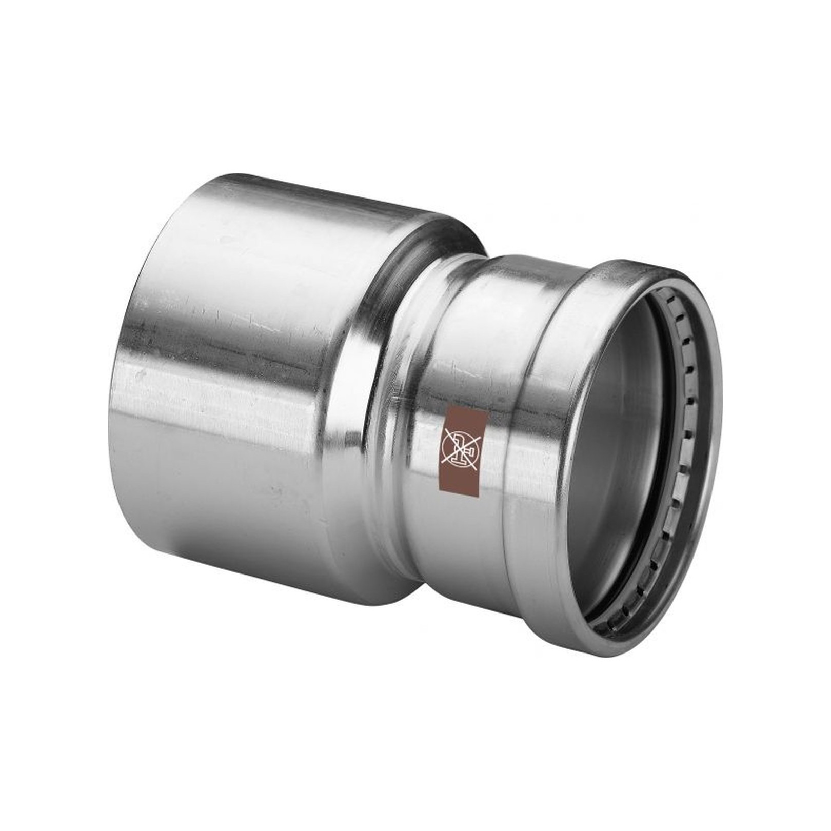 Viega Temponox XL Reduzierstück 1715.1XL 88,9x54mm Stahl nichtrostend 809553