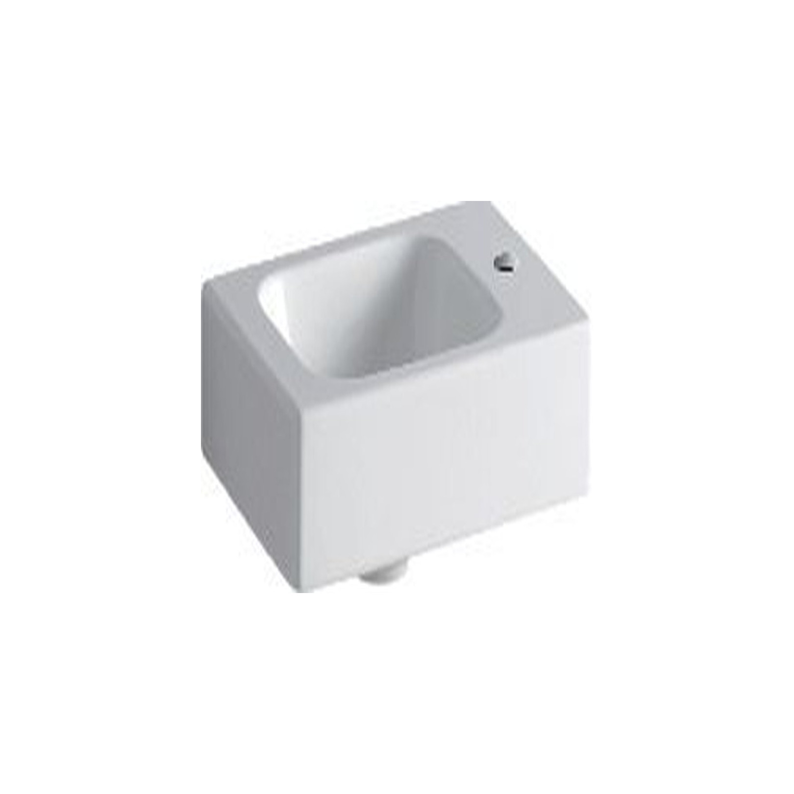 Geberit Handwaschbecken iCon 38x28cm Hahnloch rechts ohne Überlauf Sanitärkeramik weiß 124736000