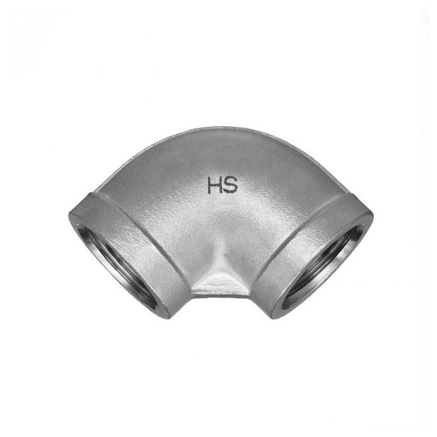 Schmidt Hermann Edelstahl Gewindefitting Winkel 90 Grad 11-4 Zoll i-i V4A PN10 28090006