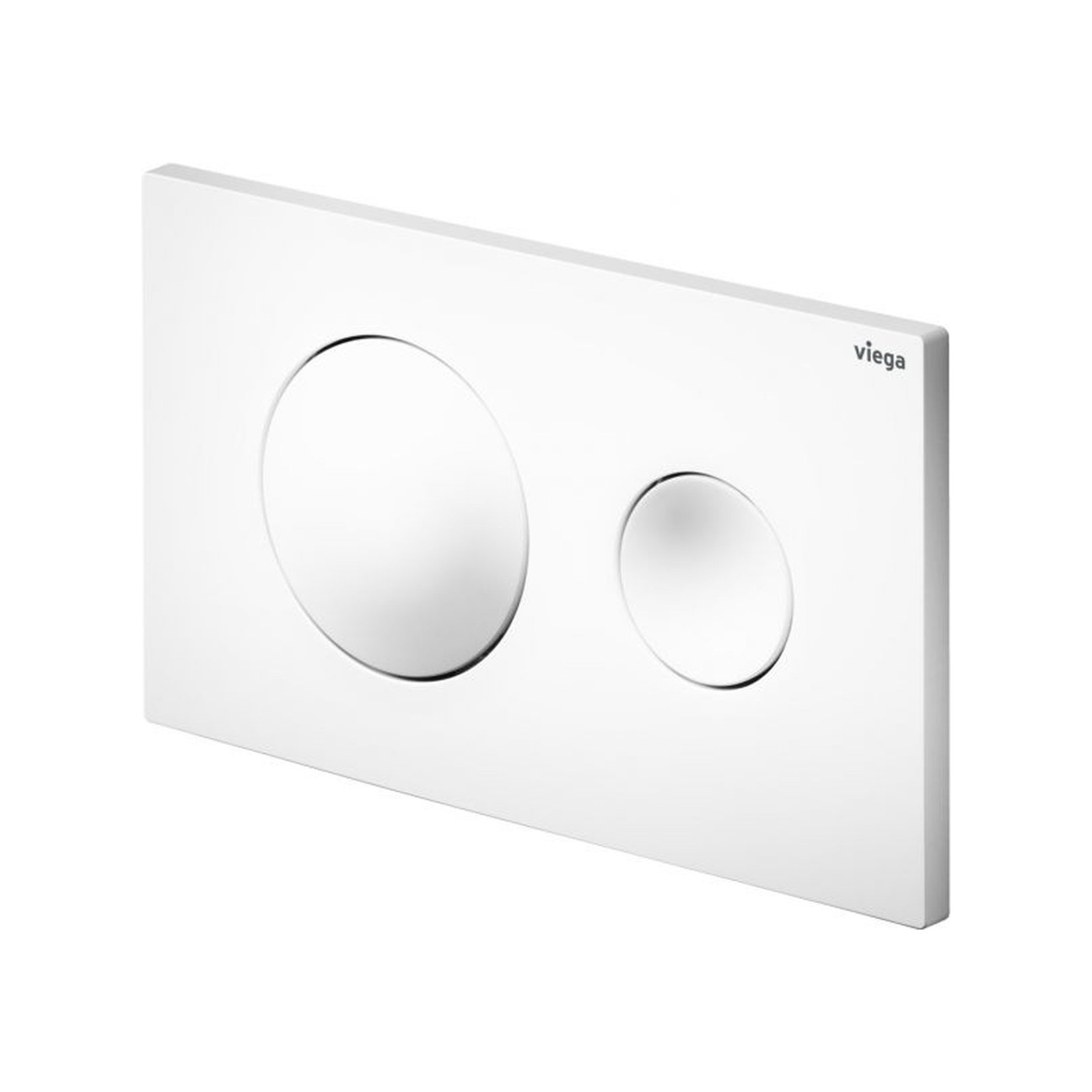 Viega WC Betätigungsplatte VfS 20 8610.1 Kunststoff weiß alpin Prevista Visign for Style 20 2-Mengen-Spültechnik 773793