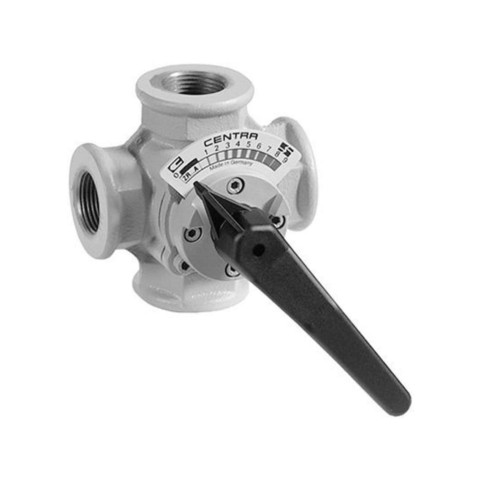 Honeywell Vierwege-Mischer ZR25MA DN25 PN6 Grauguss Muffenausführung Kvs 10 Doppelte O-Ring-Abdichtung ZR25MA