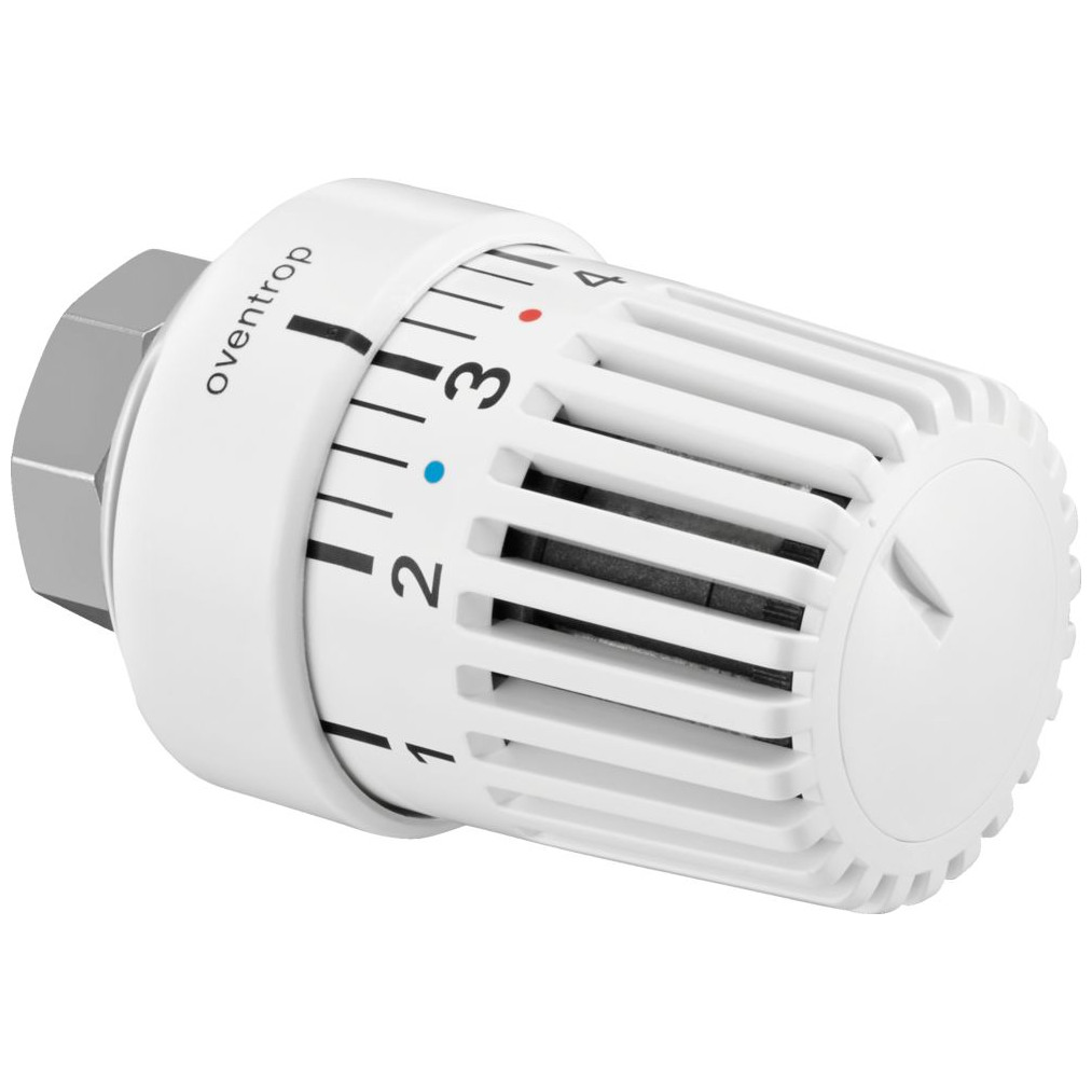 Oventrop Thermostatkopf Uni LA weiss Herz Thermostatventile M28x1.5 Flüssigfühler Frostschutz 1613401