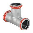 Geberit Pressfitting Mapress C-Stahl T-Stueck egal d76-1 verzinkt Pressindikator 21009