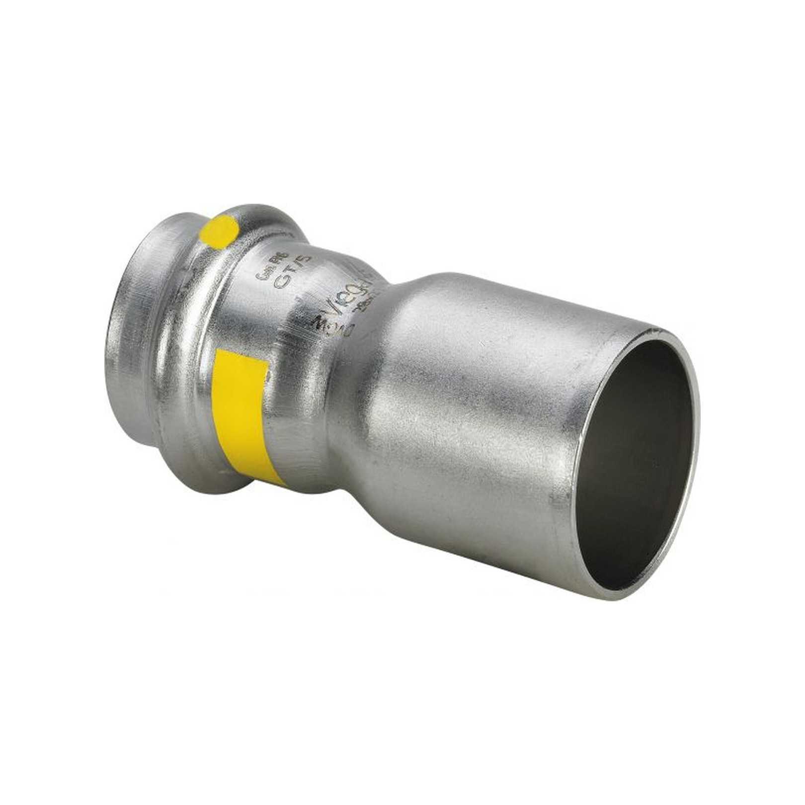 Viega Sanpress Inox G Reduzierstück 0215.1 Edelstahl 18x15mm SC-Contur 487102