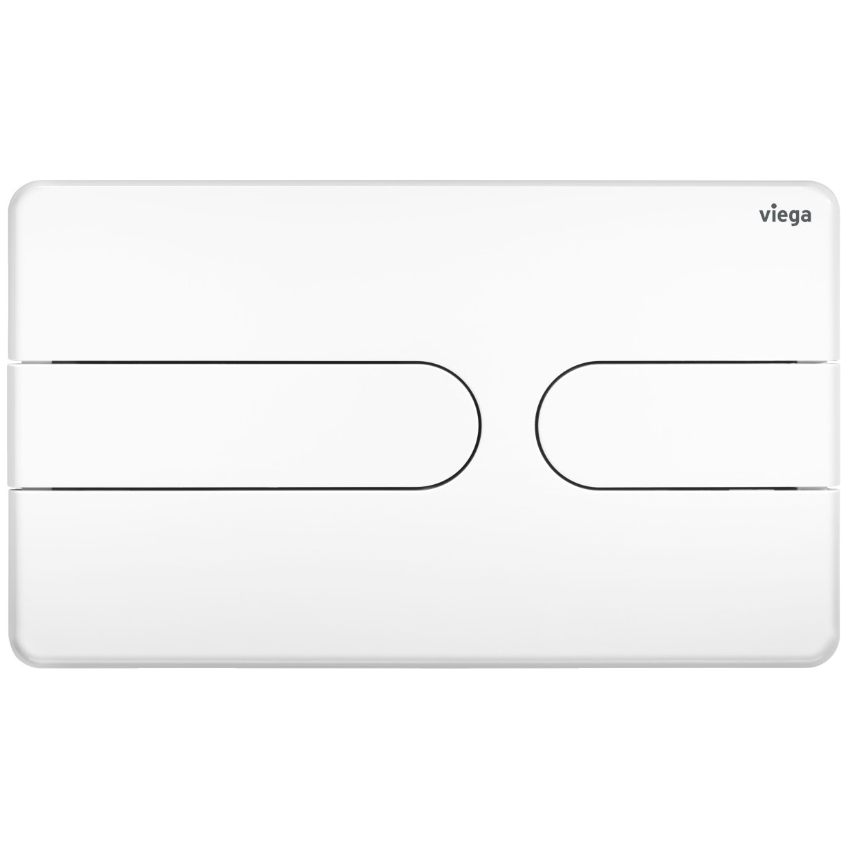 Viega WC Betätigungsplatte VfS 23 8613.1 Kunststoff weiß alpin 2-Mengen-Spültechnik 773151