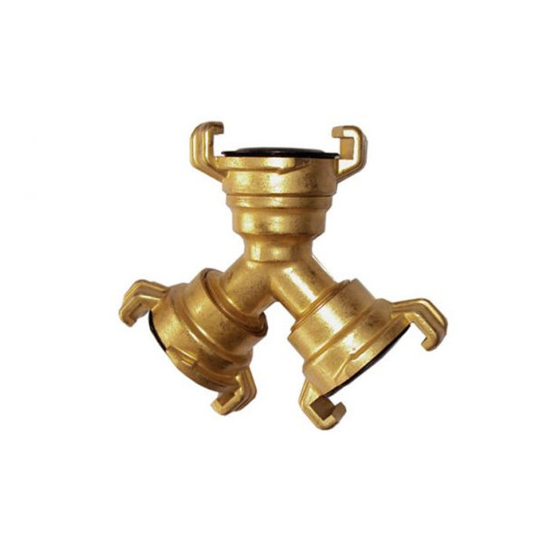 APD SCHLAUCHTEC Y-Verteiler Verteilerstück 3 Klauenkupplung Messing Innen-13mm 16012