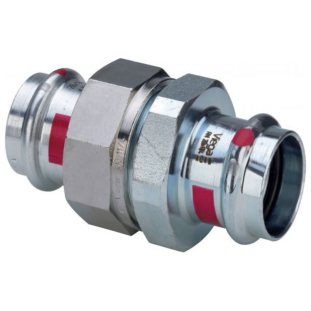 Viega Verschraubung Prestabo 1160 28mm unlegierter Stahl flachdicht SC-Contur EPDM 559335